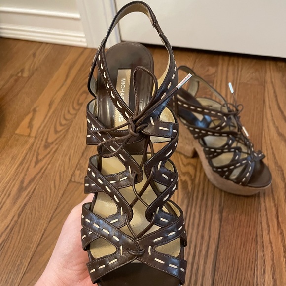 Michael Kors Y2K Runway Platform Wedges - Picture 3 of 16